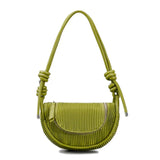 Striped Patchwork Handbag For Women Solid Shoulder Wallet 8P071