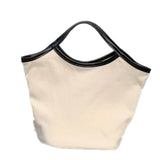 Women's Patchwork Canvas Large Shoulder Bag