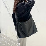 Casual Canvas Tote Handbag Large Capacity Shopping Shoulder Bag