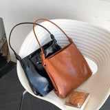 Casual Canvas Tote Handbag Large Capacity Shopping Shoulder Bag