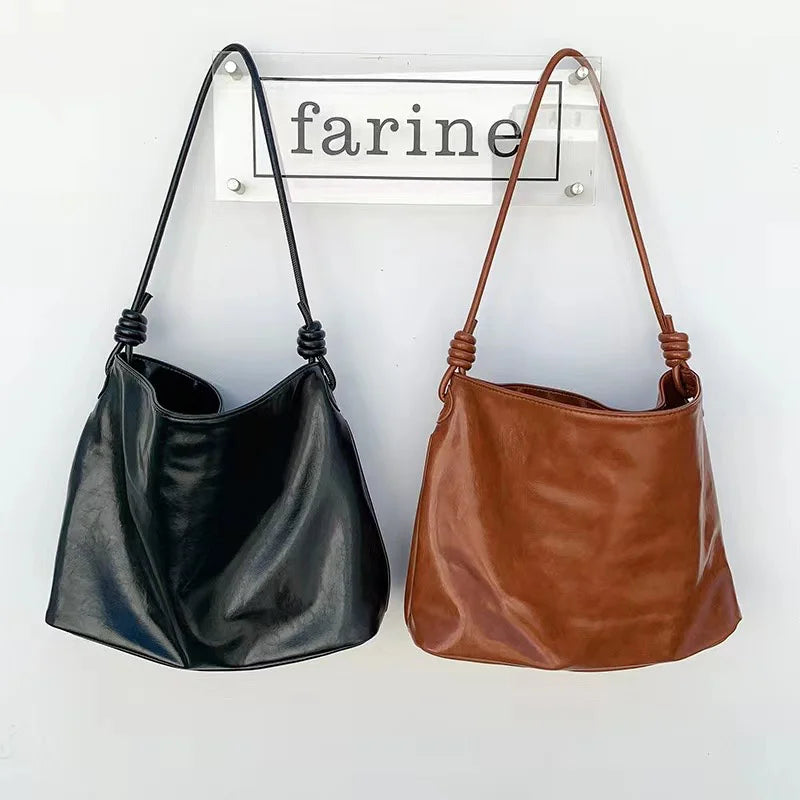 Casual Canvas Tote Handbag Large Capacity Shopping Shoulder Bag