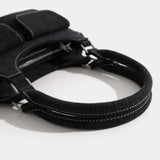 Women's Denim Canvas Casual Underarm Shoulder Bag