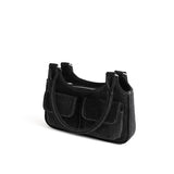 Women's Denim Canvas Casual Underarm Shoulder Bag