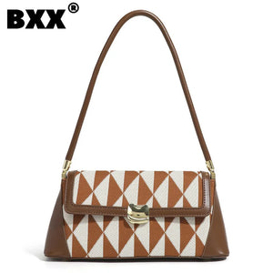 Temperament Patchwork Handbag Women's Crossbody Bag GF4825