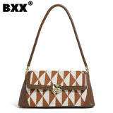 Temperament Patchwork Handbag Women's Crossbody Bag GF4825