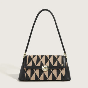 Temperament Patchwork Handbag Women's Crossbody Bag GF4825