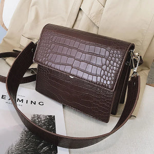 Stone Pattern Wallet Shoulder Crossbody Bag