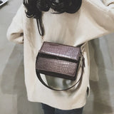 Stone Pattern Wallet Shoulder Crossbody Bag