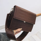 Stone Pattern Wallet Shoulder Crossbody Bag