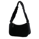 Velvet Mobile Shoulder Bag Women's Versatile Shopping Bag
