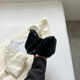 Velvet Mobile Shoulder Bag Women's Versatile Shopping Bag