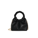 High Chain Shoulder Bags Solid Pleated Female Messenger 8P0291
