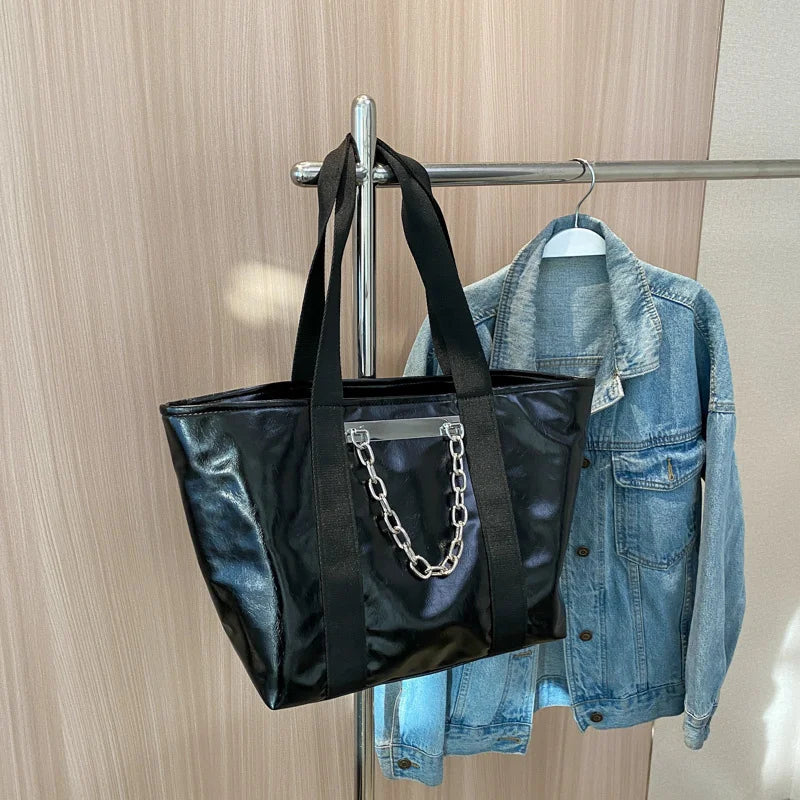 Women's PU Leather Handbags Large Capacity Tote Bags