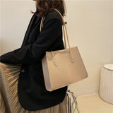 Solid Shoulder Bags For Women Large Capacity Versatile Travel Bag