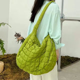 Casual Crossbody Bag Women's Solid Bags Capacity Shopping Handbag