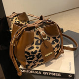 Leopard Patchwork High-quality Underarm Bag GF4870