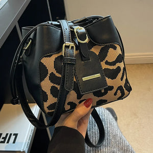 Leopard Patchwork High-quality Underarm Bag GF4870