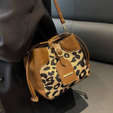 Leopard Patchwork High-quality Underarm Bag GF4870