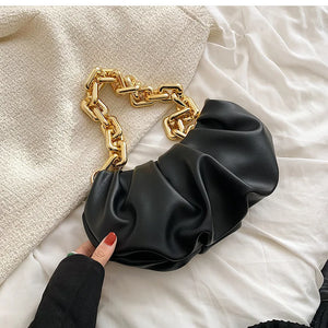 Women's Light PU Leather Chain Handbag 8S0125