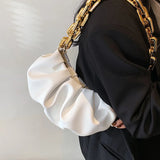 Women's Light PU Leather Chain Handbag 8S0125