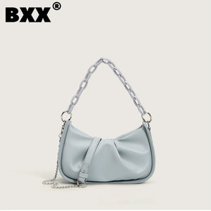 Acrylic Chain Wallet Shoulder Messenger Bag 8P0305