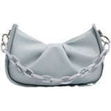 Acrylic Chain Wallet Shoulder Messenger Bag 8P0305