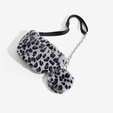 Leopard Plush Crossbody Bag for Women - 8P0196