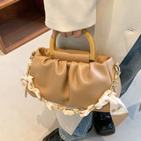 Casual Pleated Shoulder Bag Women's Crossbody 8P0321