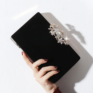 Flower Diamond Handbag Rhinestone Evening Bag GF4902