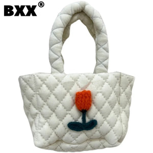 Minority Weave Flower Casual Temperament Handbag Wallet Versatile Underarm Bag