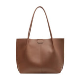Women's PU Leather Shoulder Tote Bag Large Capacity 8P0266