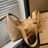 PU Leather Handbag Women's Large Capacity Shoulder Messenger Bag
