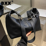 PU Leather Handbag Women's Large Capacity Shoulder Messenger Bag