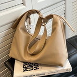 PU Leather Handbag Women's Large Capacity Shoulder Messenger Bag