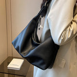 PU Leather Handbag Women's Large Capacity Shoulder Messenger Bag