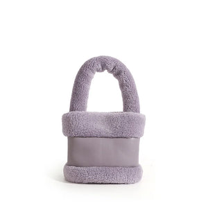 Women's Plush Wallet Bucket Bag 8P0289