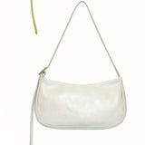 Versatile PU Leather Shoulder Bag for Women - Zipper Handbag