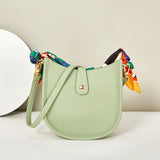 High Solid PU Leather Women's Handbags y2k Crossbody