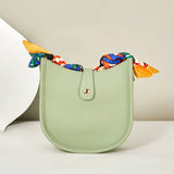 High Solid PU Leather Women's Handbags y2k Crossbody