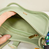 High Solid PU Leather Women's Handbags y2k Crossbody