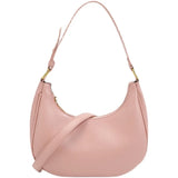 Solid PU Leather Shoulder Handbag for Women