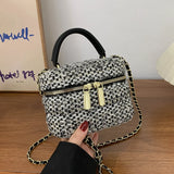 Autumn Winter Women's Small Square Messenger Bag