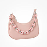 Y2k Solid Chain PU Leather Handbags for Women