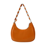 Y2k Solid Chain PU Leather Handbags for Women