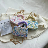 Patchwork High Chain Shoulder Women's Bag 8P0126