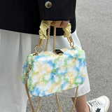Patchwork High Chain Shoulder Women's Bag 8P0126