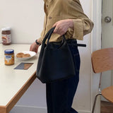 Women's Woven Handbags Bucket Shoulder Crossbody Bag