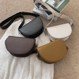 Women's PU Leather Handbag Wide Shoulder Wallet Crossbody Female Bag