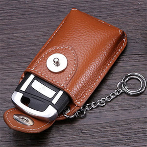 Key Holder Wallet Leather Men Key Organizer Bag Car Keys