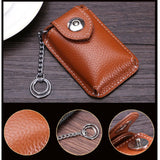 Key Holder Wallet Leather Men Key Organizer Bag Car Keys